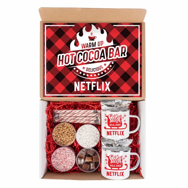 Hot Cocoa Bar Kit with 2 Mugs - Custom Patch Factory