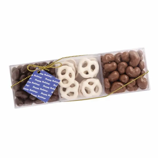 3 Way Square Acetate with Chocolate Confections - Custom Patch Factory