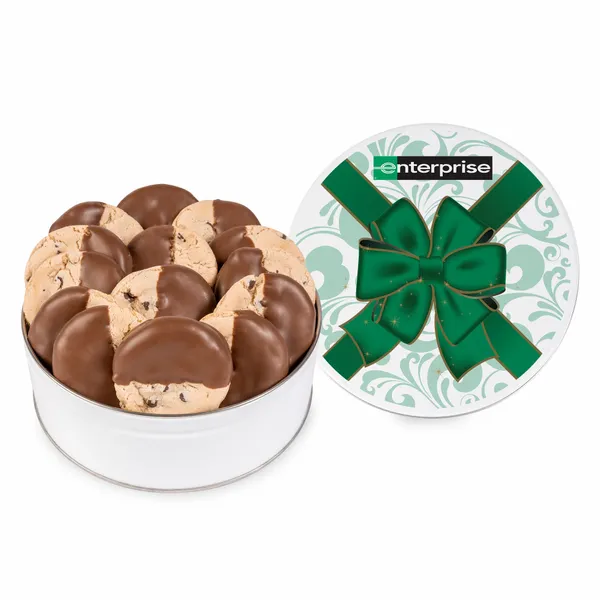 Fresh Beginnings Dipped Chocolate Chip Cookie Tin - Custom Patch Factory