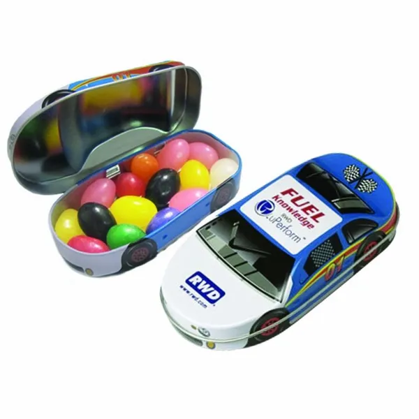 Race Car Tin-Jelly Beans - Custom Patch Factory