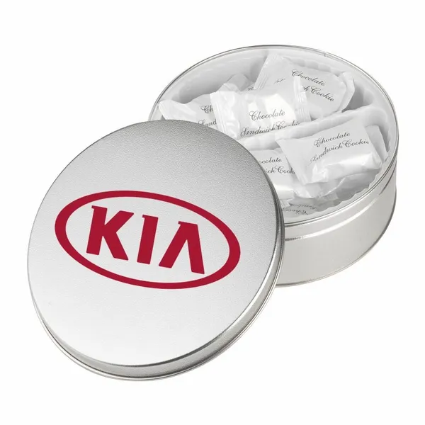 Warm Wishes Tins - Chocolate Covered Sandwich Cookie - Custom Patch Factory