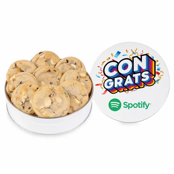 Fresh Beginnings Double Chip Cookie Tin (Small) - Custom Patch Factory