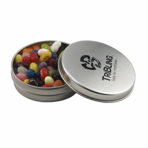 Round Tin with Jelly Bellies - SBF2900 - Custom Patch Factory