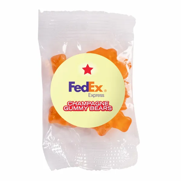 Candy By Color 1 oz. Goody Bag with Gummy Bears - Custom Patch Factory