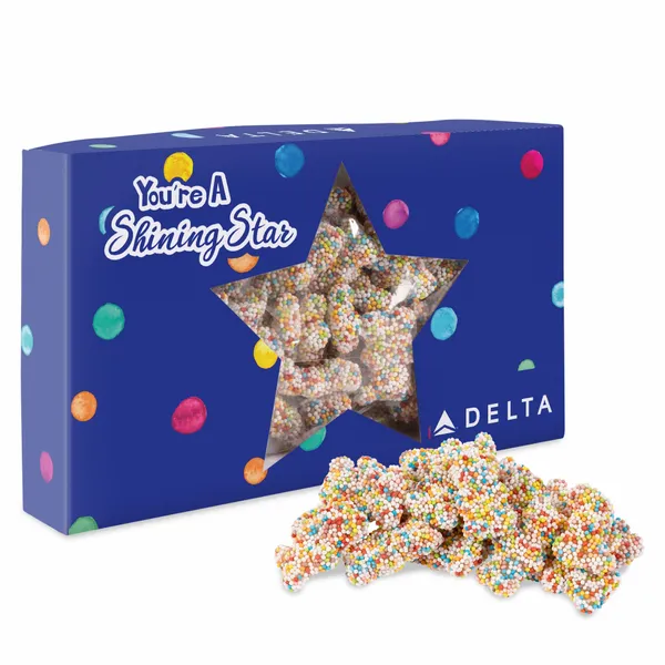 You're a Star Die Cut Box with Gummy Crispy Crunch Bears - Custom Patch Factory