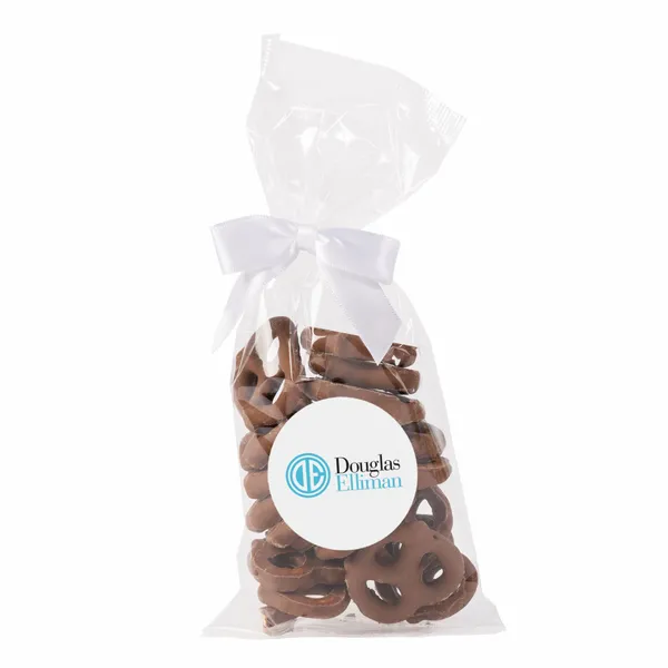 Mug Drops - Milk Chocolate Mini Pretzels - Custom Patch Factory