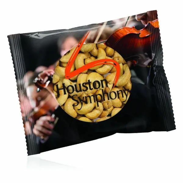 2oz. Full Color DigiBag™ with Jumbo Salted Cashews - Custom Patch Factory