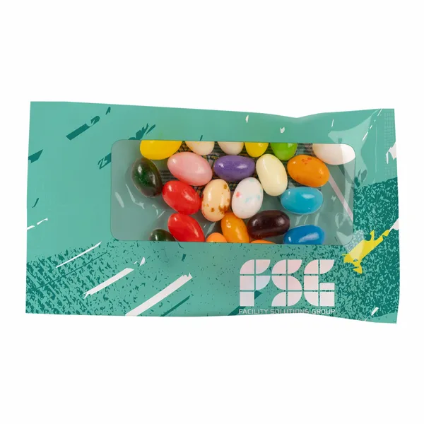 1oz. Full Color DigiBag™ with Gourmet Jelly Beans - Custom Patch Factory