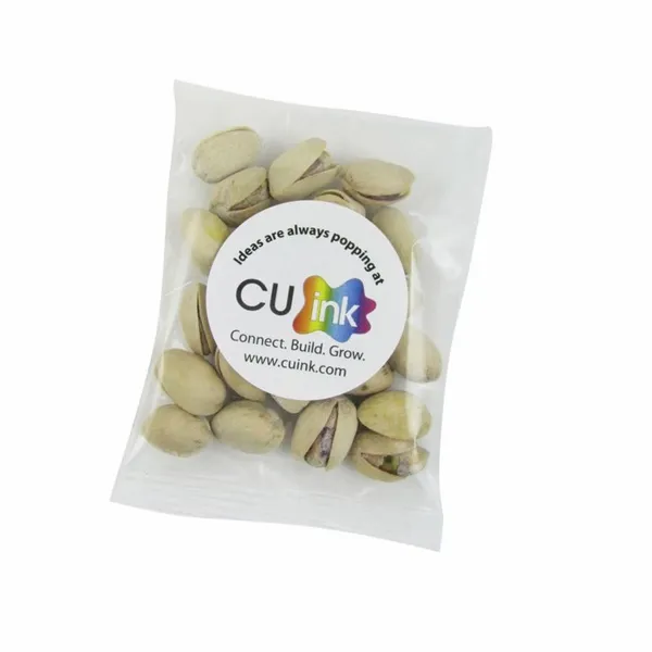 1oz. Goody Bags - Jumbo Salted Pistachios - Custom Patch Factory