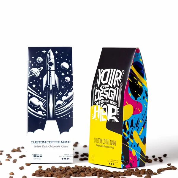 12 Oz. Roastify Whole Bean Medium Roast Coffee - Custom Patch Factory