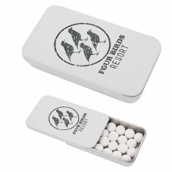 Signature Peppermints In Slider Tin - Custom Patch Factory