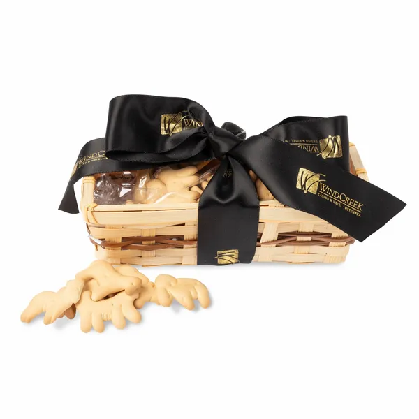 Gift Basket with Animal Crackers - Custom Patch Factory