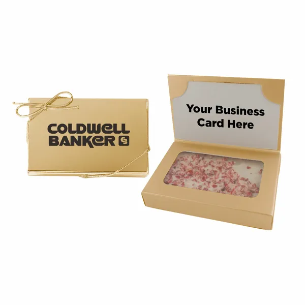 Business Card Box with Peppermint Bark - Custom Patch Factory
