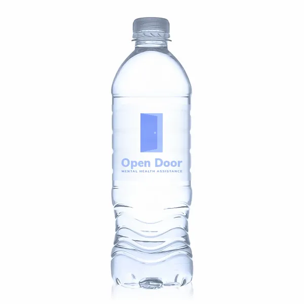 16.9 oz Standard Custom Label Water Bottles - Custom Patch Factory