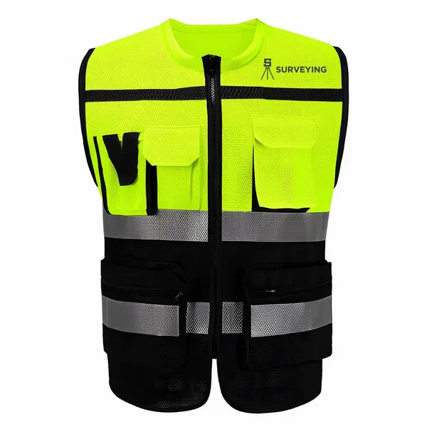 Heavy-Duty, Two-Tone Safety Vests - Custom Patch Factory