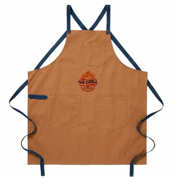 Artisan Heavy Duty Denim Aprons - Custom Patch Factory