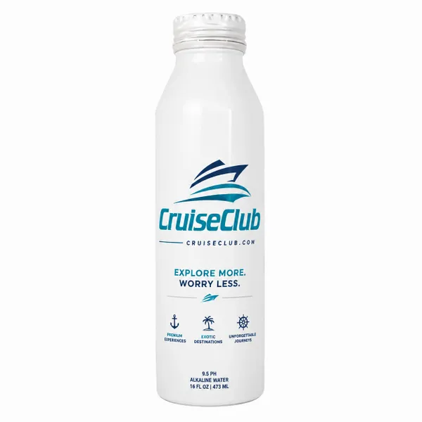 16 oz Aluminum Tall and Skinny Bottle (with Direct Print) - Custom Patch Factory
