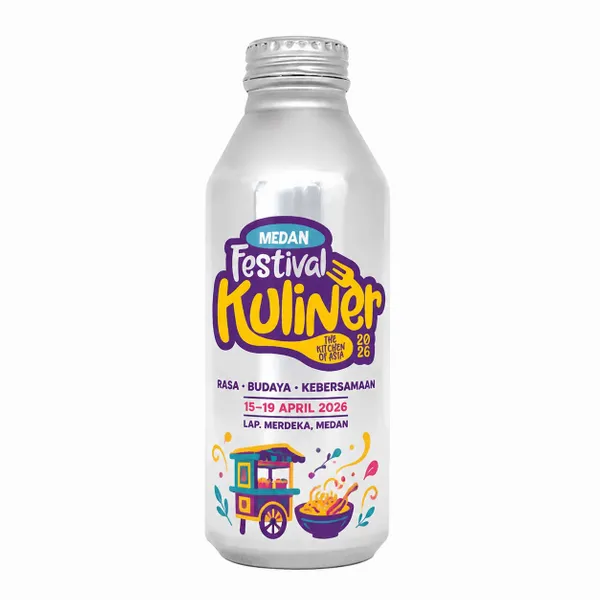 16 oz Aluminum Chubby Bottle with Direct Print - Custom Patch Factory