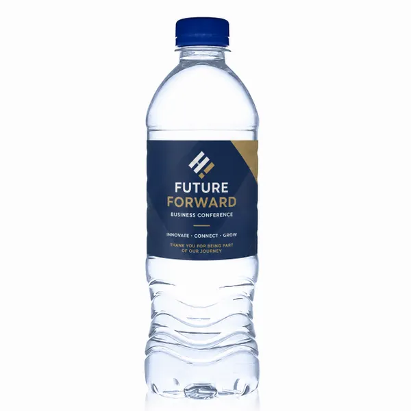 16.9 oz Standard Custom Label Water Bottles - Custom Patch Factory