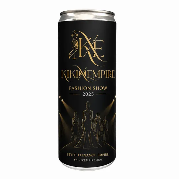 12 oz Can (with a wrap around label) - Custom Patch Factory