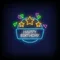 Star & Angles Happy Birthday Neon Sign - Custom Patch Factory