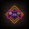 Gamer Joystick Neon Sign - Custom Patch Factory
