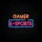 Gamer E-Sport Neon Sign - Custom Patch Factory