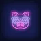 Cute Cartoon Pink Pig Sunglasses Neon Sign - Custom Patch Factory
