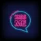 Kiss Me Neon Sign - Custom Patch Factory