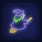Witch Neon Sign - Custom Patch Factory