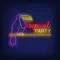 Tropical Party Neon Sign - Custom Patch Factory