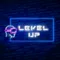 Level Up Neon Sign - Custom Patch Factory