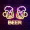 Beer Bar Neon Sign - Custom Patch Factory