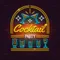 Cocktail Party Neon Sign - Custom Patch Factory