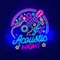 Acoustic Night Party Neon Sign - Custom Patch Factory