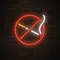 No Smoking Simple Neon Sign - Custom Patch Factory