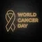 World Cancer Day Neon Sign - Custom Patch Factory