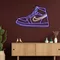 Sneaker Blue White Neon Sign - Custom Patch Factory