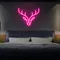 Abstract Deer Neon Sign - Custom Patch Factory