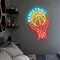 Basketball Neon Sign - Custom Patch Factory