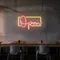 Modern Open Neon Sign - Custom Patch Factory