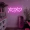 XOXO Heart Pink Neon Sign - Custom Patch Factory