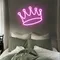 Majestic Pink Crown Neon Sign - Custom Patch Factory