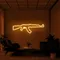 Cool Rifle Neon Sign - Custom Patch Factory