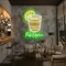 Pub Open Sip Glass Neon Sign - Custom Patch Factory