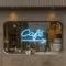 Cafe Window Neon Sign - Custom Patch Factory