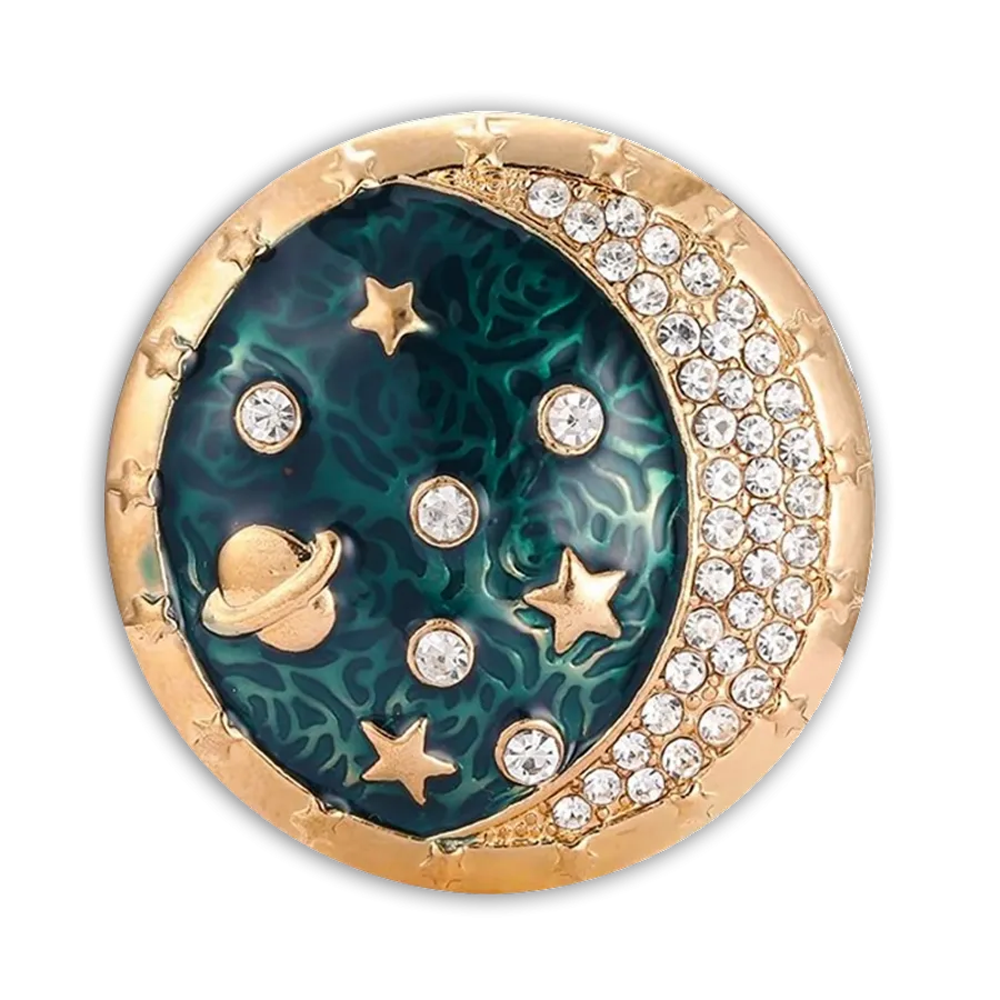 Rhinestone Pin - Custom Patch Factory