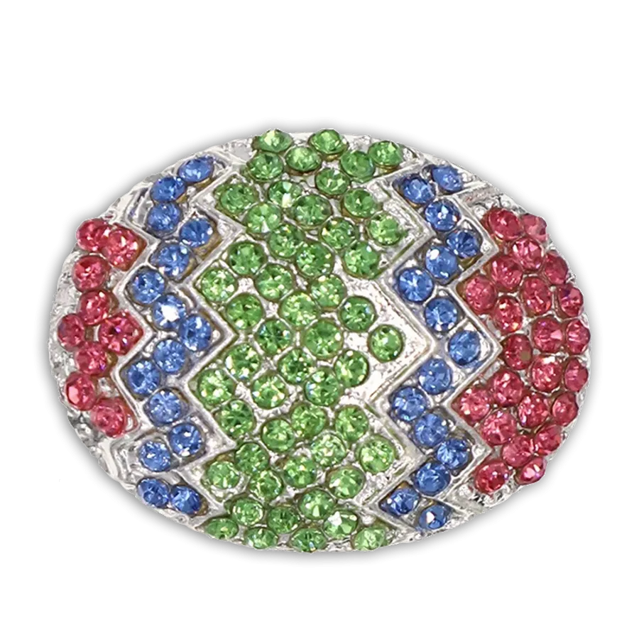 Rhinestone Pin - Custom Patch Factory