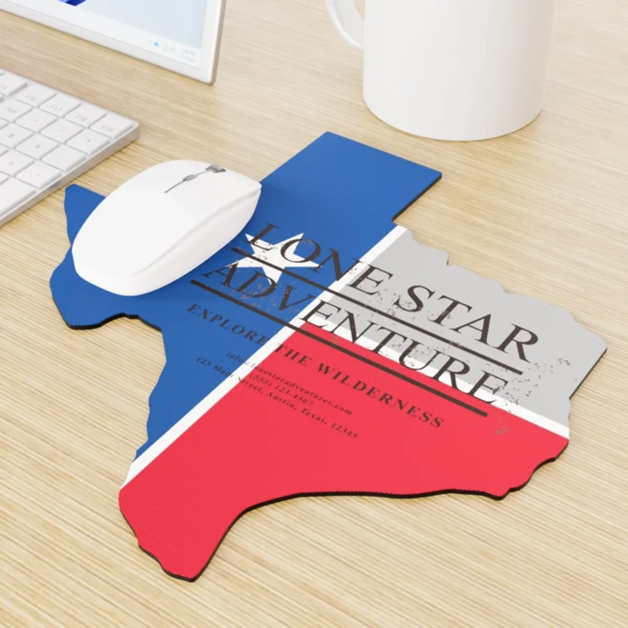 Custom Shape Die Cut Mouse Pad - Custom Patch Factory