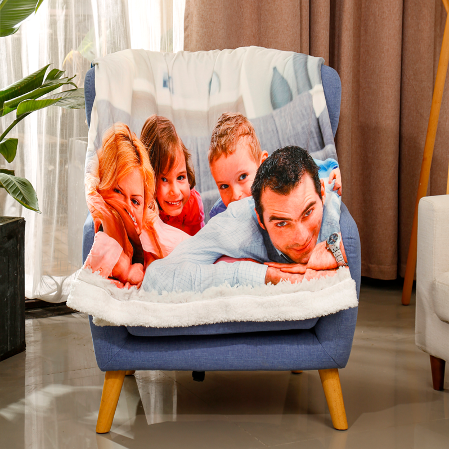 Sherpa Blanket - Custom Patch Factory